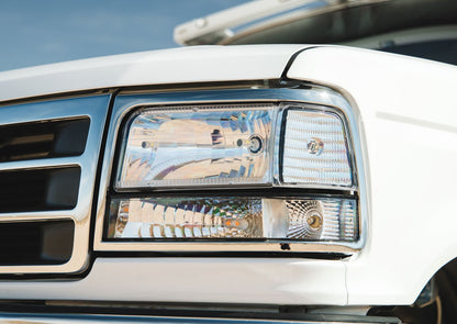 Complete Performance Six Piece Clear Headlight Kit - 1992-1997 Ford F-Series & Bronco
