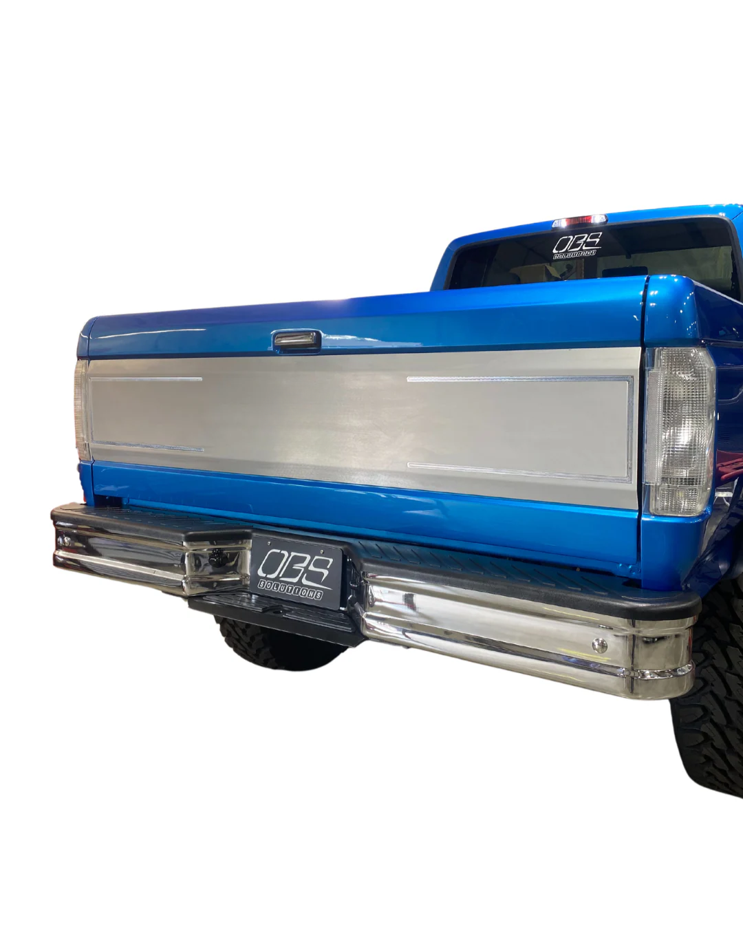 Tailgate Panel With Machined lines