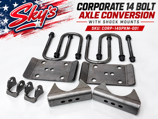 Corporate 14 Bolt Axle Conversion with Shock Mounts