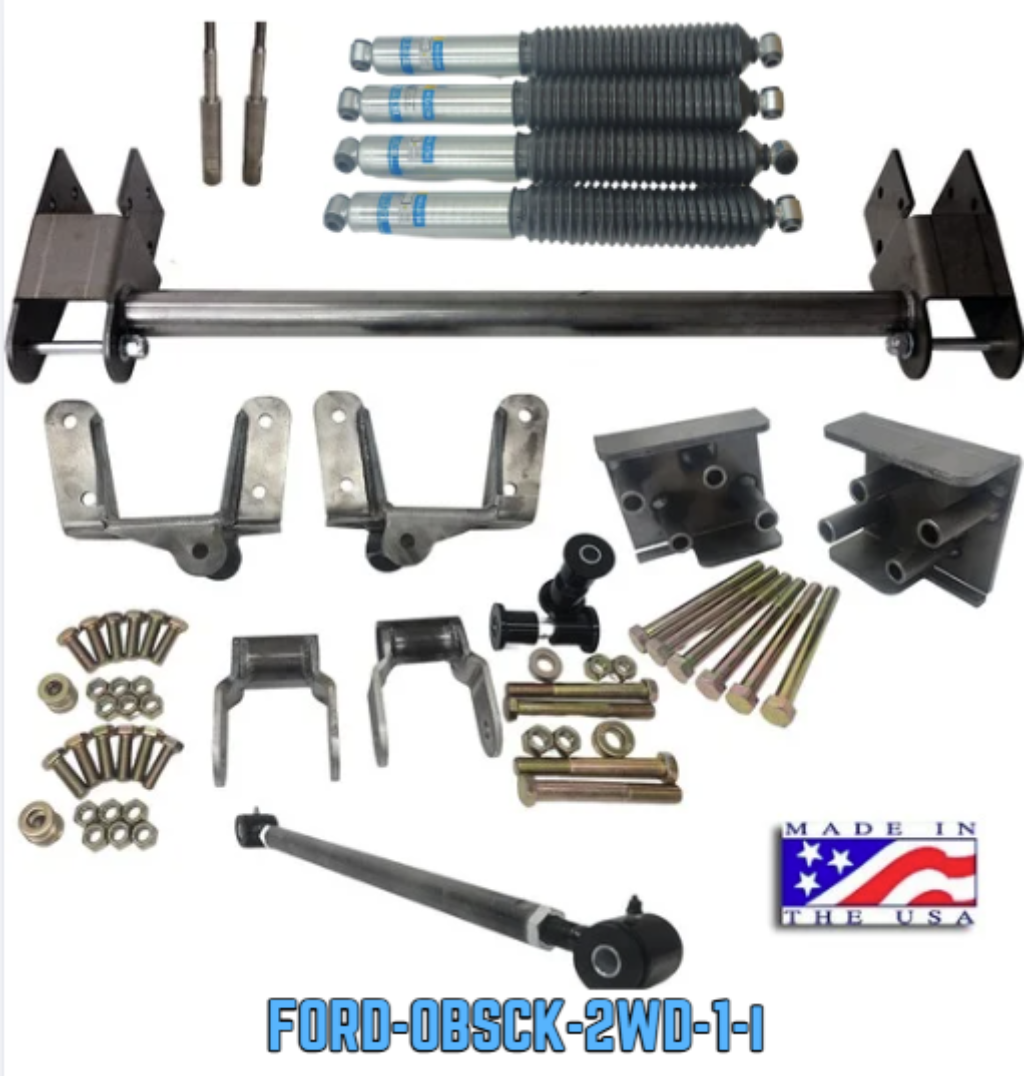 1992-97 Ford F-250/350 2" OBS Spring COMPLETE 2WD to 4WD Kit