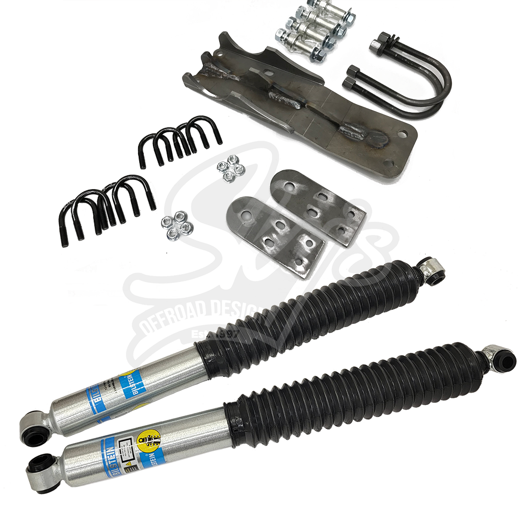 Skyjacker Dual Front Steering Stabilizer Shocks – Ford F250 / F350 4x4 1959-1979