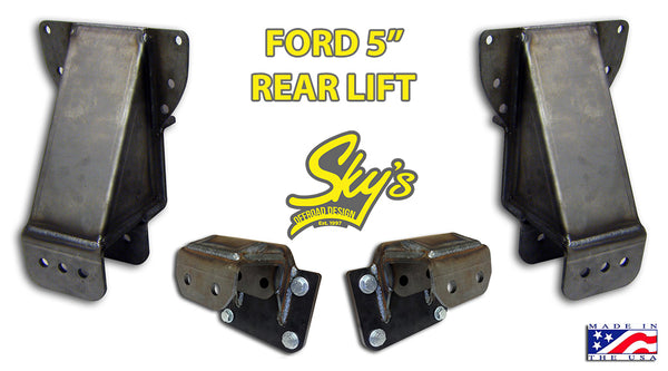 80-97 Ford 5", 6", 7" Hanger and Rear Flip Kits