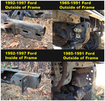 92-97 F-250/350 Shackle Reversal Kits (Superduty spring)