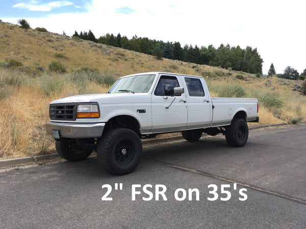 92-97 F-250/350 Shackle Reversal Kits (OBS Spring)