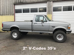 92-97 F-250/350 Shackle Reversal Kits (Superduty spring)