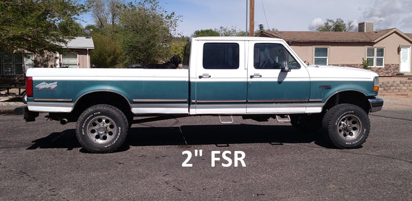 92-97 F-250/350 Shackle Reversal Kits (OBS Spring)