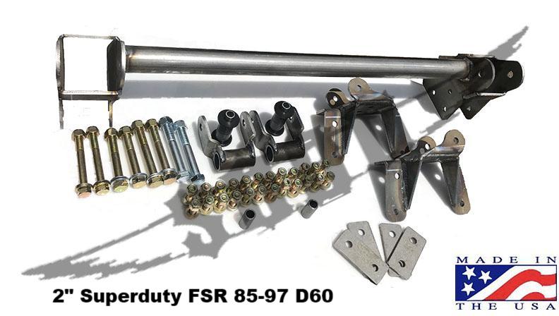 92-97 F-250/350 Shackle Reversal Kits (Super Duty spring)