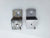 92-97 Ford Front Brake Line Bracket Set