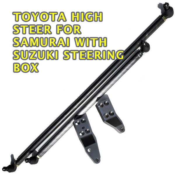 Suzuki Samurai to Toyota Axle Steering Kit