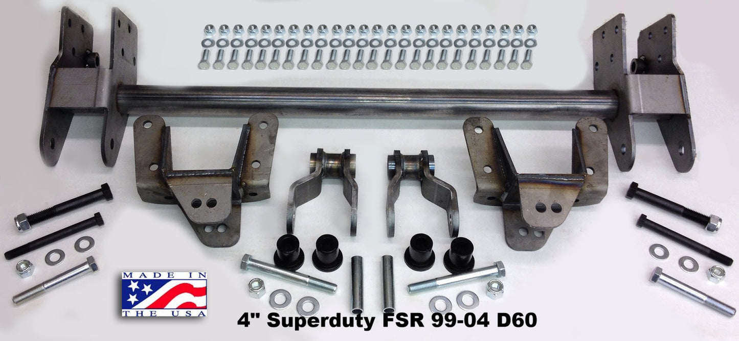 92-97 F-250/350 Shackle Reversal Kits (Super Duty spring)